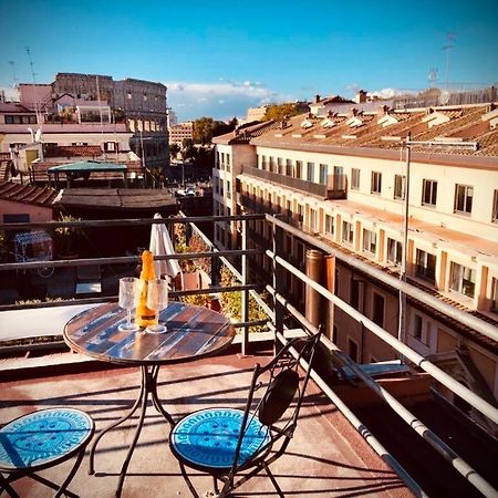 Attico Loft & Rooftop Colosseo Rom Exterior foto